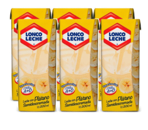 Pack 6 lonco leche de 200mL Platano