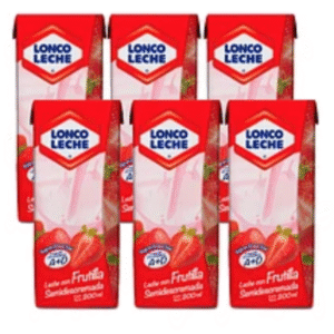 Pack 6 lonco leche de 200mL Frutilla