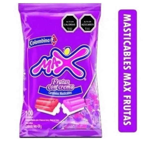 MASTICABLE MAX FRUTAS con CREMA