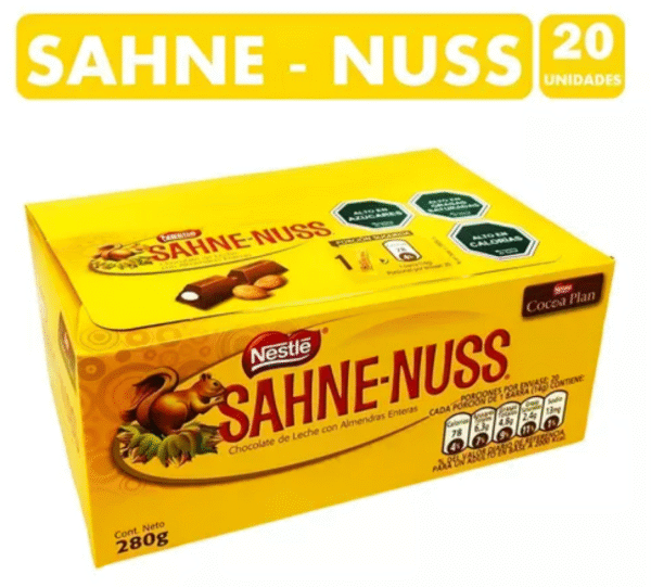 Sahne-Nuss mini caja (20x 14g)
