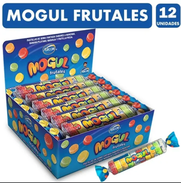 Mogul Gomita rollo 12 UNIDADES