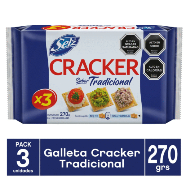 Cracker Tradicional Tripack