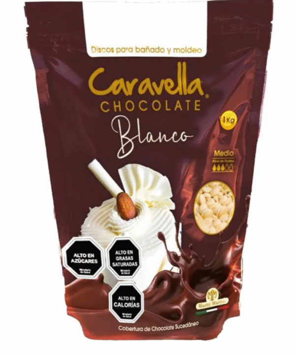 Cobertura Chocolate Blanco Caravella