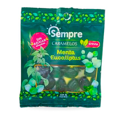 Caramelo de menta (stevia)