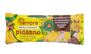 Barras dátiles cacao y plátano